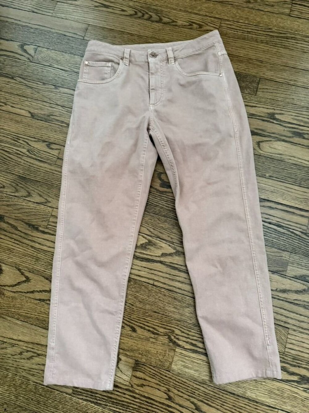 Brunello Cucinelli Mid-Rise Straight Leg Jeans Size 4